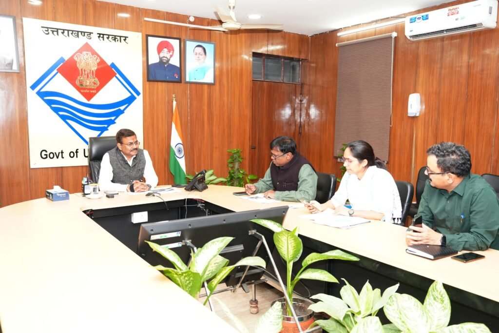 Uttarakhand Chief Secretary Reviews Rail Infrastructure Development Chief Secretary Shri Anand Bardhan