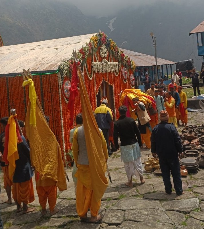 Doors of Madmaheshwar Dham, the second Kedar situated in the Himalayas, opened