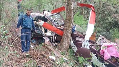 Major helicopter crash in Uttarkashi, six passengers including the pilot died