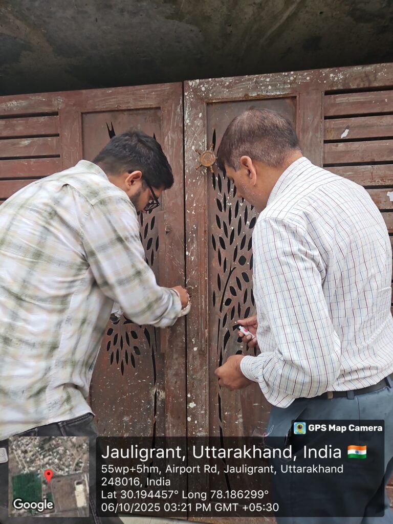 MDDA tightens its grip on unauthorized construction; unauthorised construction in Jolly Grant sealed