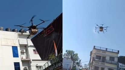 As AQI worsens, drones spray water at 17 locations in Doon and Rishikesh