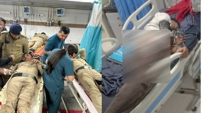 Shots fired at the gate of Doon Hospital, one injured, two policemen crushed by car riders near Aaraghar