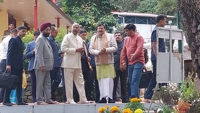 Former President Ram Nath Kovind spent 45 minutes at Kainchi Dham, saying he was elated.