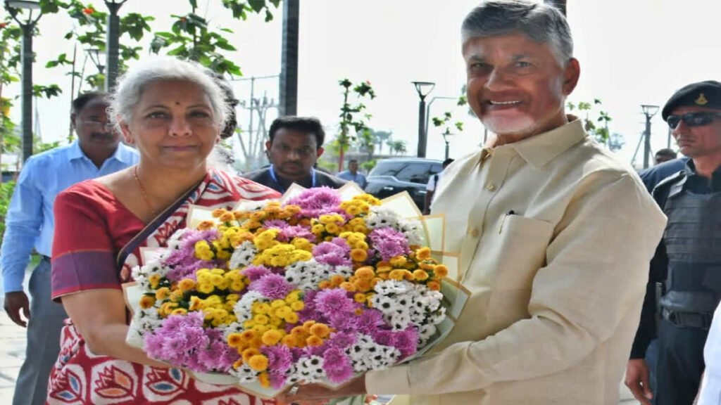 A ‘boom’ of jobs in Andhra Pradesh: Nirmala Sitharaman lays the foundation stone for the construction of 25 bank headquarters