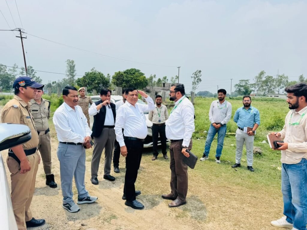 MDDA takes strict action against illegal constructions; Vice Chairman Banshidhar Tiwari inspects the Pachvadhun area
